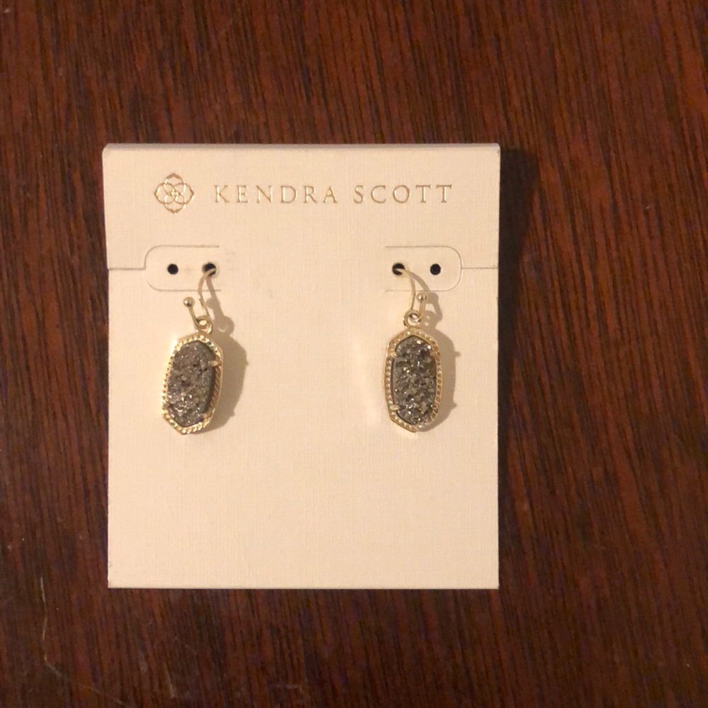 Kendra Scott Lee Gold Drop Earrings
